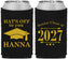 Custom Graduation Neoprene Can Coolers - Class Of 2027 Hats Off | 130049