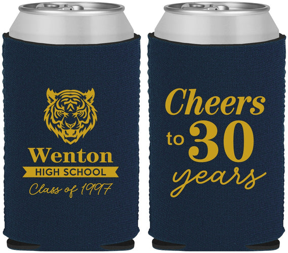 Custom Class Reunion Neoprene Can Coolers - Class Of 1997 30 Year | 140002