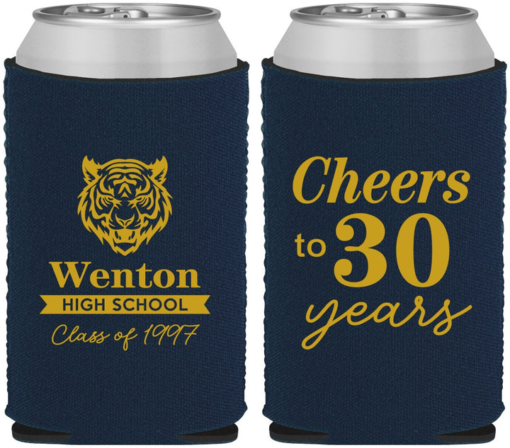 Custom Class Reunion Neoprene Can Coolers - Class Of 1997 30 Year | 140002