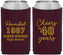 Custom Class Reunion Neoprene Can Coolers - Class Of 1987 40 Year | 140003