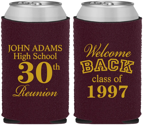Custom Class Reunion Neoprene Can Coolers - Class Of 1997 30 Year | 140007