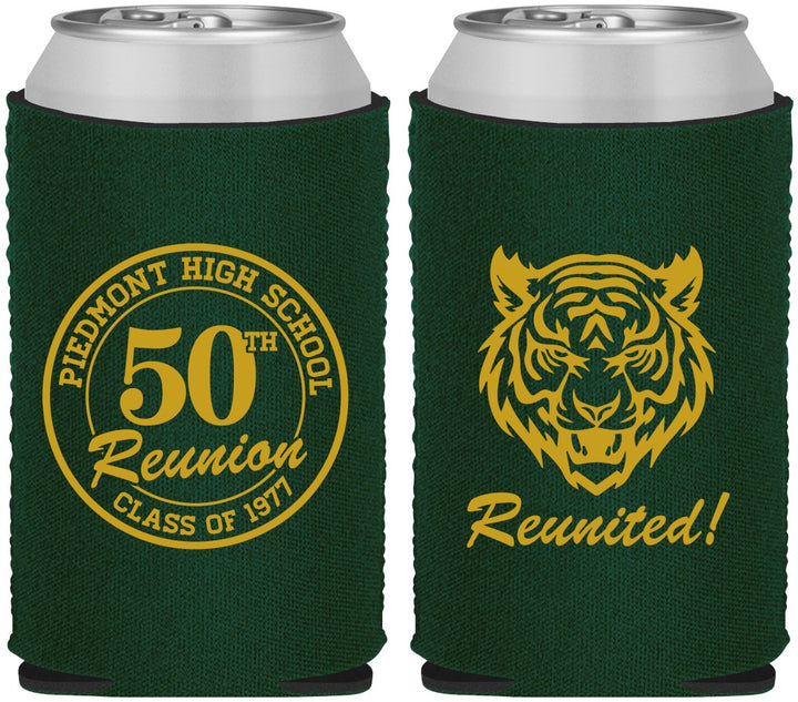 Custom Class Reunion Neoprene Can Coolers - Class Of 1977 50 Year | 140009