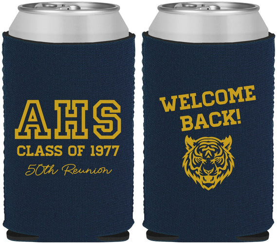 Custom Class Reunion Neoprene Can Coolers - Class Of 1977 50 Year | 140014