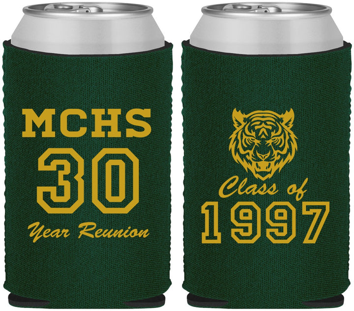 Custom Class Reunion Neoprene Can Coolers - Class Of 1997 30 Year | 140017