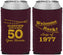 Custom Class Reunion Neoprene Can Coolers - Class Of 1977 50 Year | 140019
