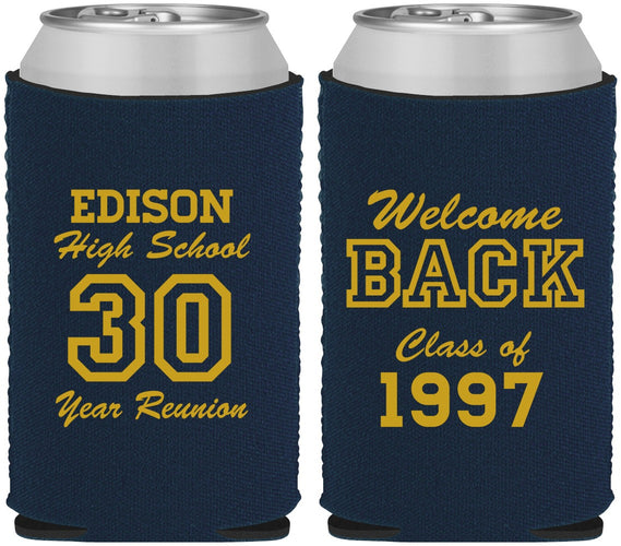 Custom Class Reunion Neoprene Can Coolers - Class Of 1997 30 Year | 140022
