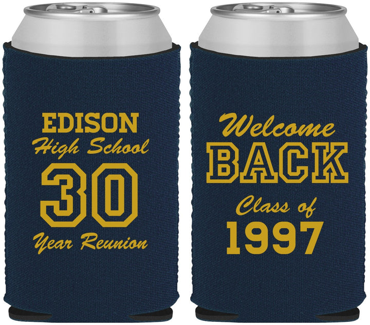 Custom Class Reunion Neoprene Can Coolers - Class Of 1997 30 Year | 140022