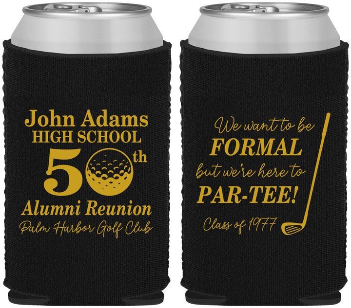 Custom Class Reunion Neoprene Can Coolers - Class Of 1977 50 Year | 140024
