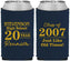 Custom Class Reunion Neoprene Can Coolers - Class Of 2007 20 Year | 140026