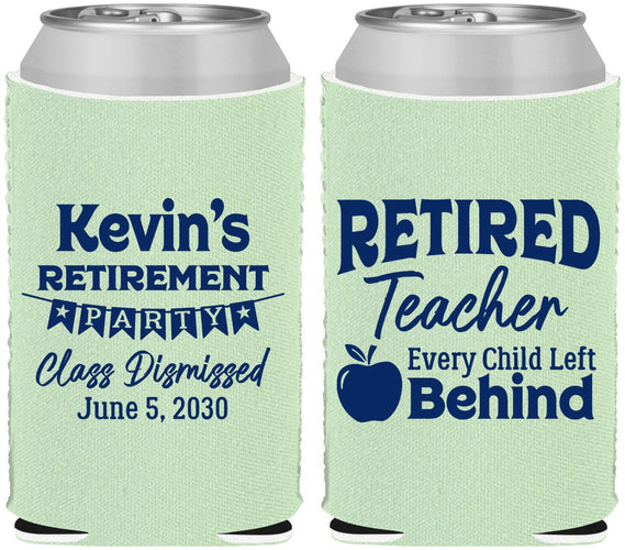 Custom Retirement Neoprene Can Coolers - Teacher | 150022