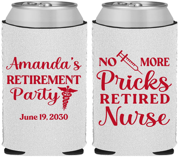 Custom Retirement Neoprene Can Coolers - Nurse | 150027