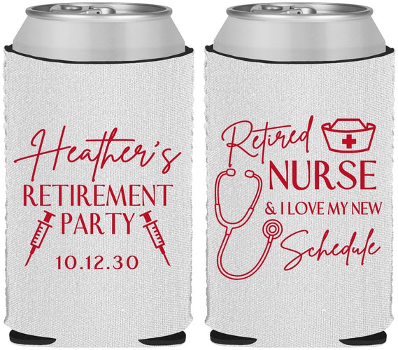 Custom Retirement Neoprene Can Coolers - Nurse | 150028