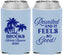 Custom Family Reunion Neoprene Can Coolers - Beach Reunited | 160017
