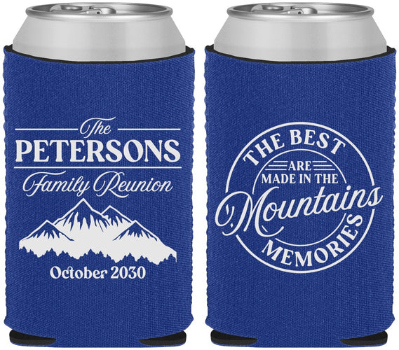 Custom Family Reunion Neoprene Can Coolers - Mountains | 160043