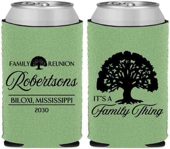 Custom Family Reunion Neoprene Can Coolers - Tree Family Thing | 160054
