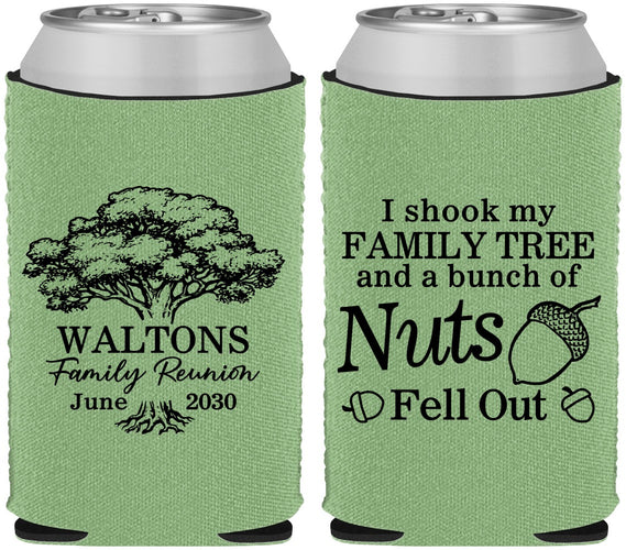 Custom Family Reunion Neoprene Can Coolers - Tree | 160058