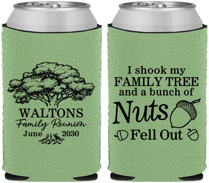 Custom Family Reunion Neoprene Can Coolers - Tree | 160058