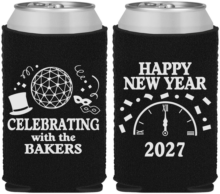 Custom New Years Neoprene Can Coolers - 2027 Countdown | 170010