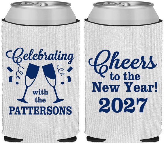 Custom New Years Neoprene Can Coolers - 2027 Cheers | 170011