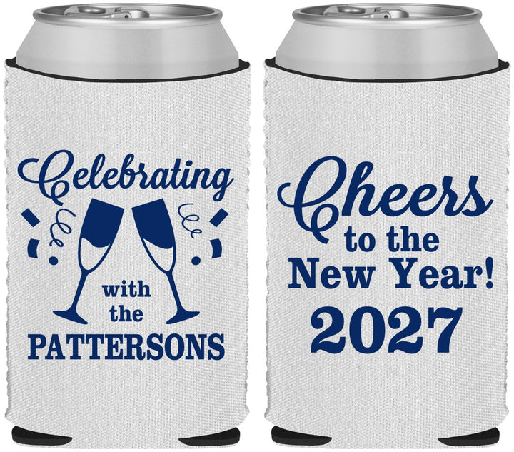 Custom New Years Neoprene Can Coolers - 2027 Cheers | 170011