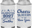 Custom New Years Neoprene Can Coolers - 2027 Cheers | 170023