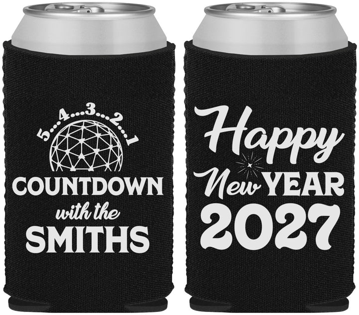 Custom New Years Neoprene Can Coolers - 2027 Countdown | 170026