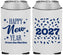 Custom New Years Neoprene Can Coolers - 2027 Confetti | 170027