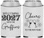 Custom New Years Neoprene Can Coolers - 2027 Cheers | 170029