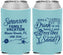 Custom Family Vacation Neoprene Can Coolers - Beach Toes In The Sand | 180000