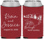 Custom Wedding Neoprene Can Coolers - North Carolina | 182