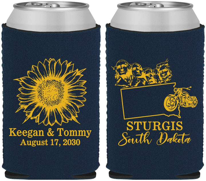 Custom Wedding Neoprene Can Coolers - South Dakota | 190