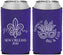 Custom Mardi Gras Neoprene Can Coolers - Fleur De Lis | 190010
