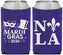 Custom Mardi Gras Neoprene Can Coolers - Nola Fleur De Lis | 190014