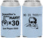 Custom Birthday Neoprene Can Coolers - 30th | 20000