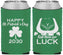 Custom St Patricks Day Neoprene Can Coolers - Clover Irish | 200008