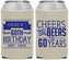 Custom Birthday Neoprene Can Coolers - Cheers Beers To 60 Years | 20001
