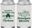 Custom St Patricks Day Neoprene Can Coolers - Shenanigans Leprechaun | 200011