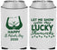 Custom St Patricks Day Neoprene Can Coolers - Shamrocks | 200015