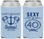 Custom Birthday Neoprene Can Coolers - Sexy At 40 | 20027