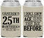 Custom Birthday Neoprene Can Coolers - 25th | 20054