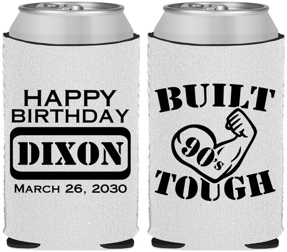 Custom Birthday Neoprene Can Coolers - Built Tough | 20078