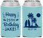 Custom Birthday Neoprene Can Coolers - 25th Beach | 20079