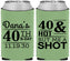Custom Birthday Neoprene Can Coolers - 40th | 20086