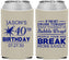 Custom Birthday Neoprene Can Coolers - 40th | 20088