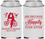 Custom Wedding Neoprene Can Coolers - Happily Ever After Bicycle | 201