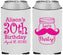Custom Birthday Neoprene Can Coolers - 30th | 20104
