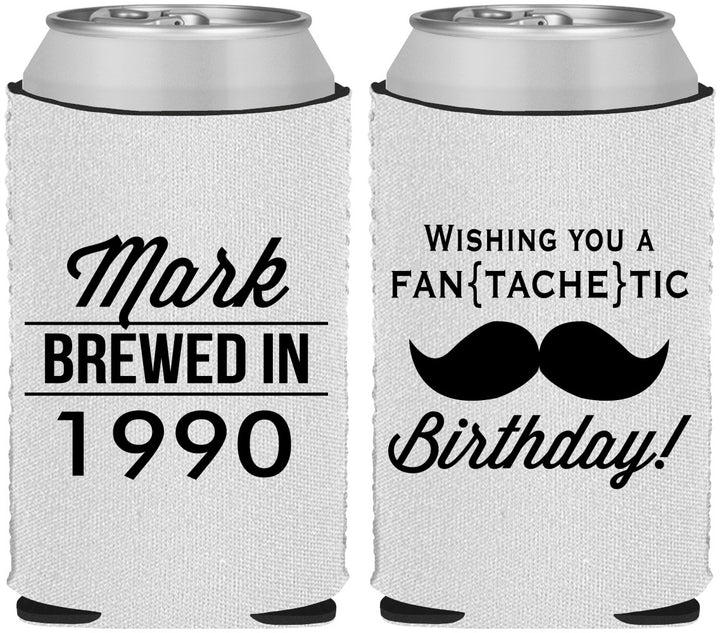 Custom Birthday Neoprene Can Coolers - 40th | 20119