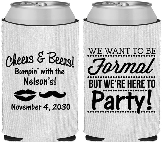 Custom Birthday Neoprene Can Coolers - Cheers Beers Formal | 20133