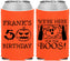 Custom Birthday Neoprene Can Coolers - 50th Halloween | 20157