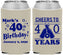 Custom Birthday Neoprene Can Coolers - Cheers To 40 Years | 20162
